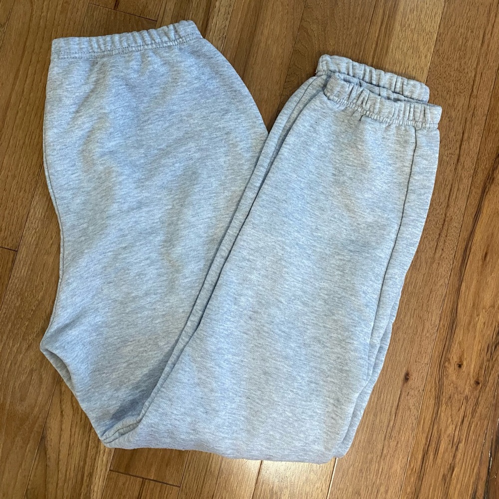 Grey sweatpants